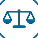 Our icon for "legal aspects": balanced beam balance in a circle.