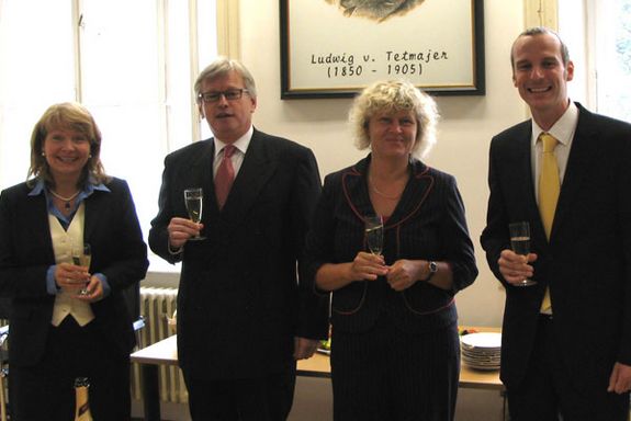 v.l.n.r.: Veronika Mares, Paul Jankowitsch, Sabine Seidler, Stefan Burtscher