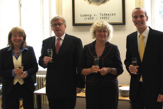 v.l.n.r.: Veronika Mares, Paul Jankowitsch, Sabine Seidler, Stefan Burtscher