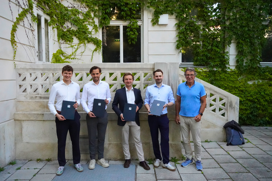 Foto von Preisträger:innen des Industrial Management – Preis Wissenschaftliche Arbeiten 2025