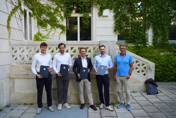 Foto von Preisträger:innen des Industrial Management – Preis Wissenschaftliche Arbeiten 2025