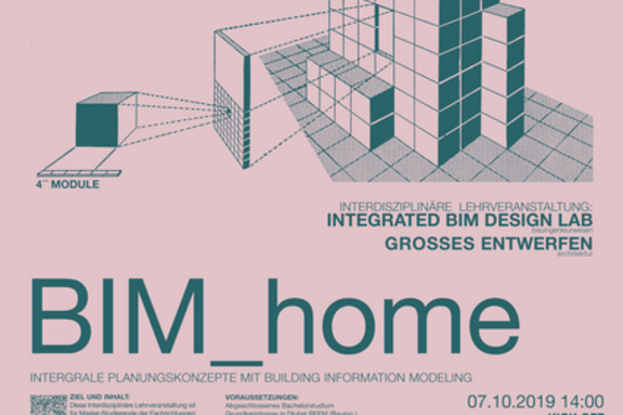 Plakat zur LV BIM Home 2019