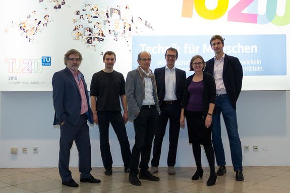 Ein Gruppenfoto vom TU Vision Team