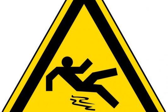 Vorsicht Rutschgefahr