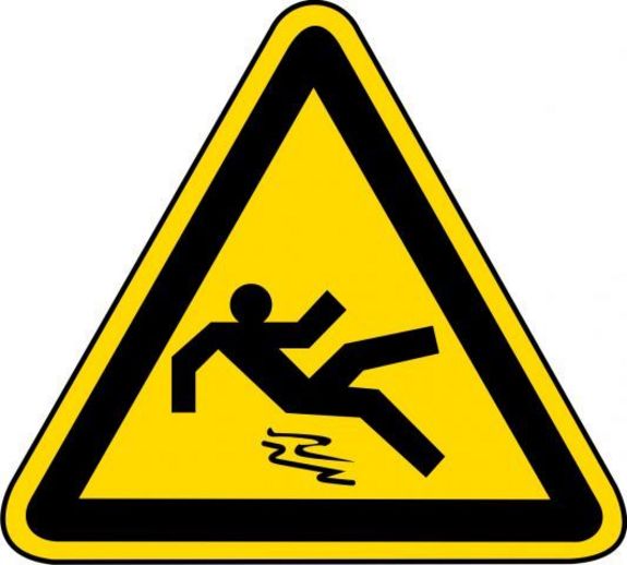 Vorsicht Rutschgefahr