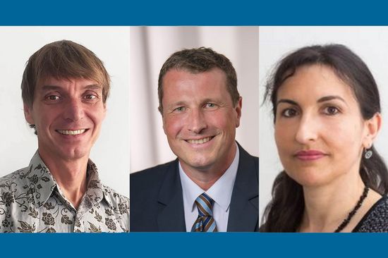 Wouter Dorigo, Wolfgang Wagner und Azra Korjenic