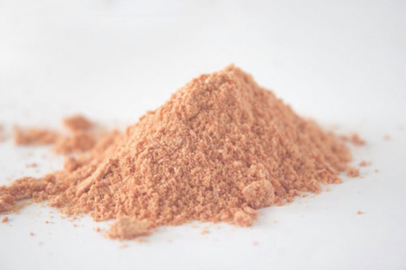 Oranges/braunes pulver