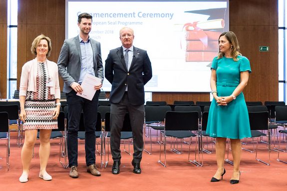 Gruppenfoto mit Marko Brumnik