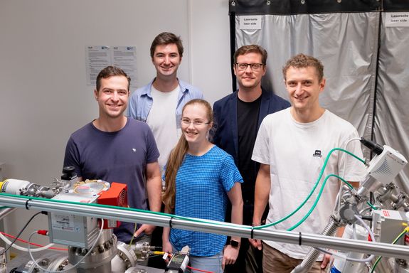 das Team im Labor