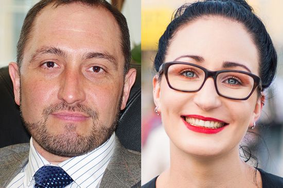 Marko Mihovilovic und Miriam Unterlass