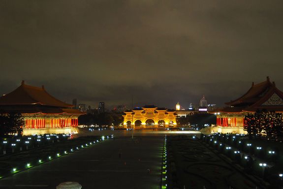 Chiang Kai-Shek Memorial Hall bei Nacht