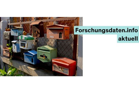 Screenshot of the website forschungsdaten.info-aktuell