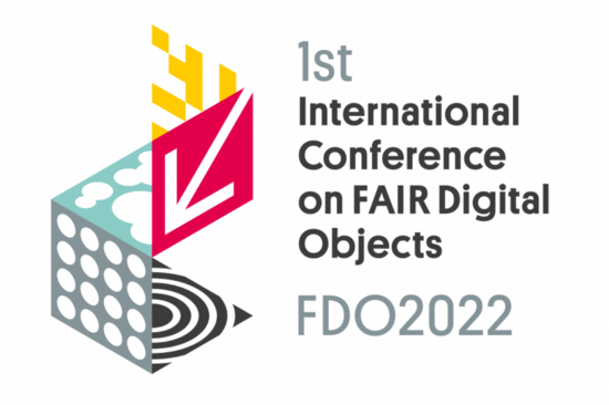 Gestapelte Würfel - das Logo der FAIR Digital Object forum conference