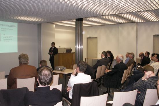 Präsentation beim Innovationsworkshop