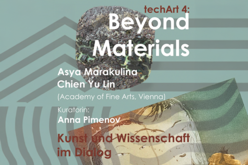Ankündigunsposter techArt 4: Beyond Materials am 14.3.2025