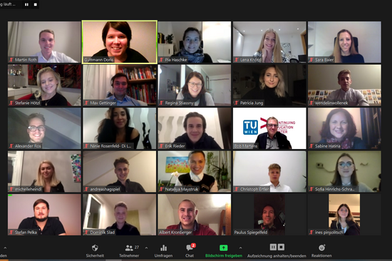  Online Welcome Reception 10.11.2020