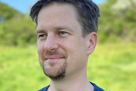 Philipp Haslinger with green background