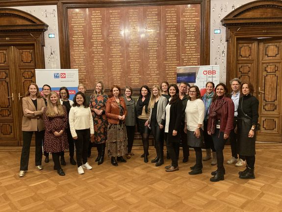 Empfang mit den ÖBB Game Changerinnen