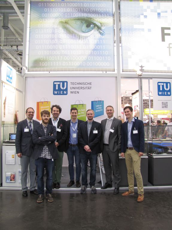 Das TU-Team auf der Labvolution 2017