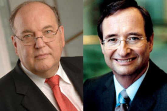 l.: Peter Skalicky, r.: Christoph Leitl