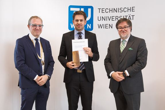 Gruppenfoto BZP Preis v.l.n.r. Bob Martens, Sebastian Pfisterer, Guido Zorn