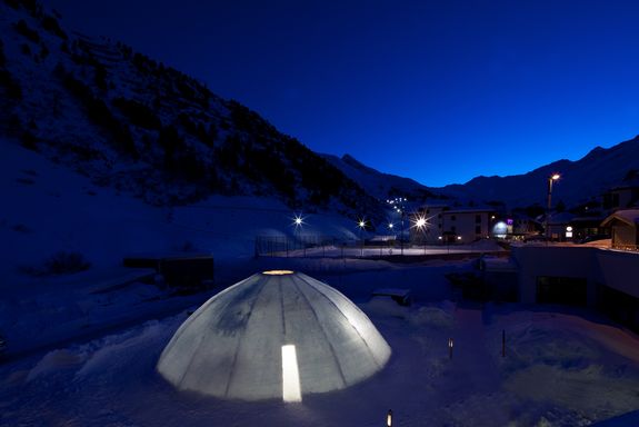 Ice Dome by night 1