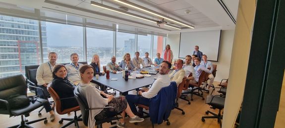 Gruppenfoto bei Vortrag