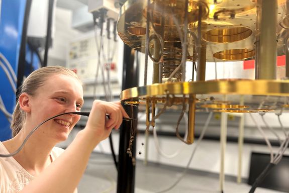 Testing of a new probe.