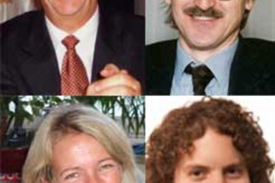 v.l.n.r.: Franz Zehetner, Emmerich Bertagnolli, Simone Knaus, Peter Smolek