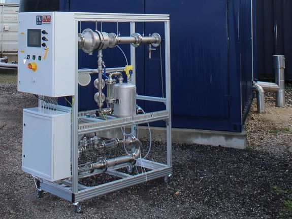 Der Kurzzeitkontaktor - das Entschwefelungsgerät entwickelt an der TU Wien.