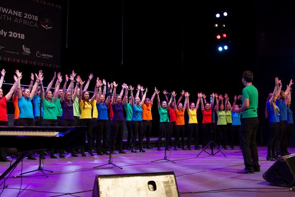 Auftritt des TU-Chors