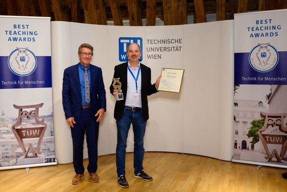 Best Teacher Markus Faustmann (Fakultät für Mathematik und Geoinformation)