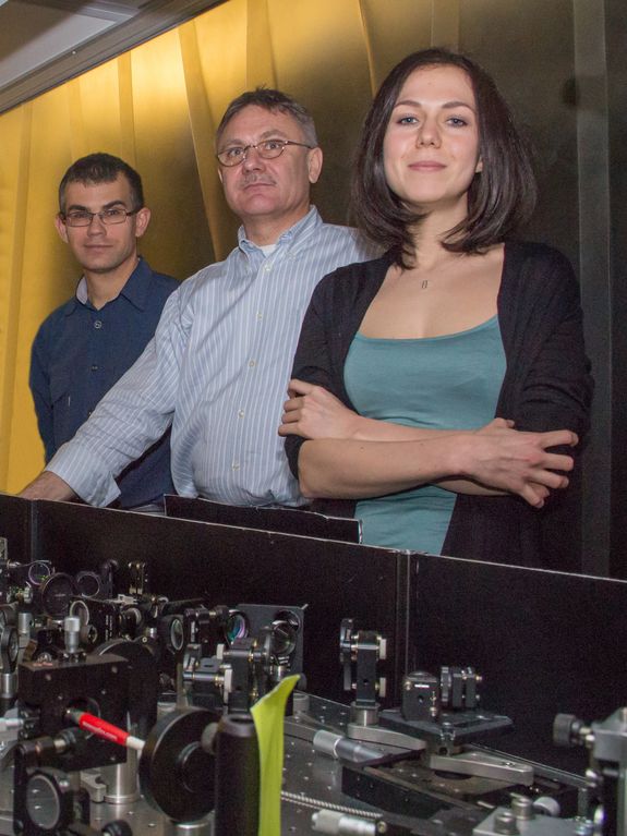 Andrius Baltuska, Audrius Pugzlys, Valentina Shumakova (v.l.n.r)