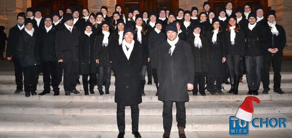 Auftritt im Weihnachtsdorf beim Maria-Theresien-Platz (5.12.2013)