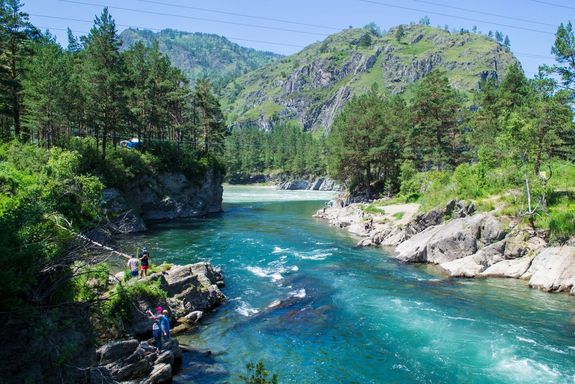 Fluss, Berge