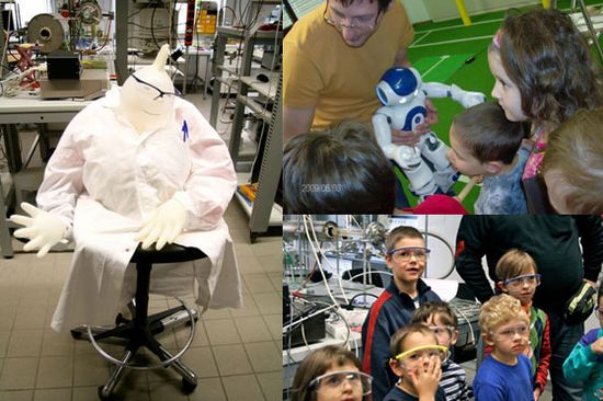 Begeisterte KleinstforscherInnen