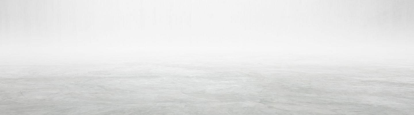 Empty space, gray floor, gray horizon