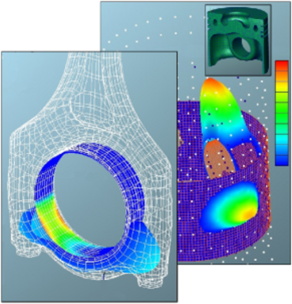 Druckverteilung in der Lagerschale [1]