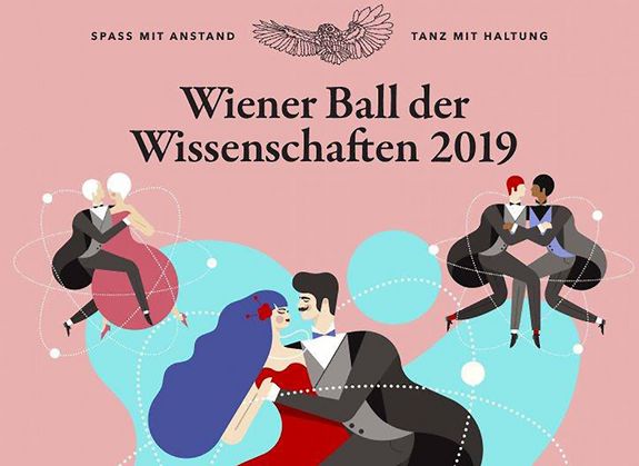 Plakat zur Veranstaltung mit der Grafik tanzender Paare in diversen Konstellationen, jedes Alter, Orientierung, Gender.