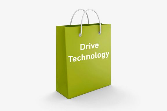 green bag with the headline: Drive Technology