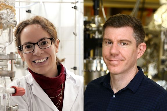 Portraits von Katharina Schröder und Gareth Parkinson