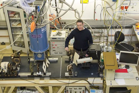 Prof. Andrei Pimenov in seinem Labor