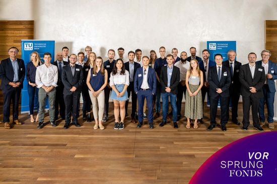 Gruppenfoto im TUtheSky