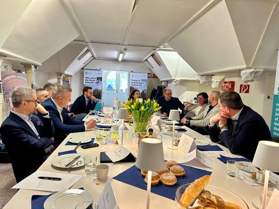 [Translate to English:] Speicherfrühstück mit Prof. Rechberger