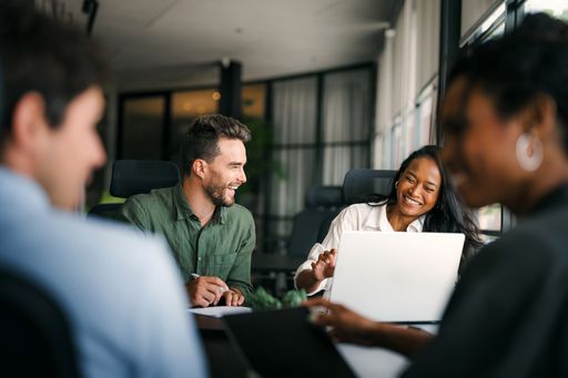 People in a meeting