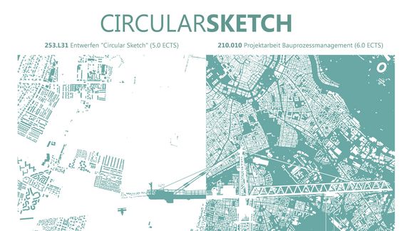 Plakat zur LV Circular Sketch