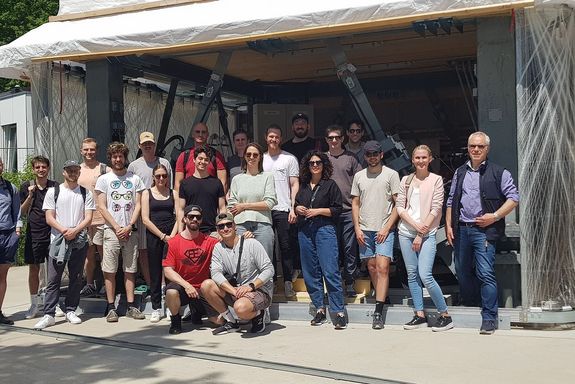 Gruppenfoto der Exkursion Stuttgart, 2023