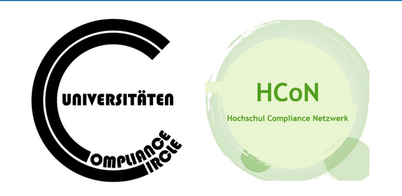 Logos vom Compliance Circle Universitäten und Hochschul Compliance Network