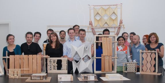 Das Studierendenteam von Prof. Stieldorf.