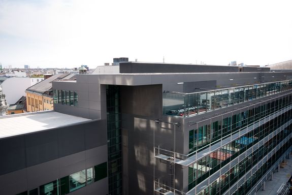 View of the new Lehartrakt building from above